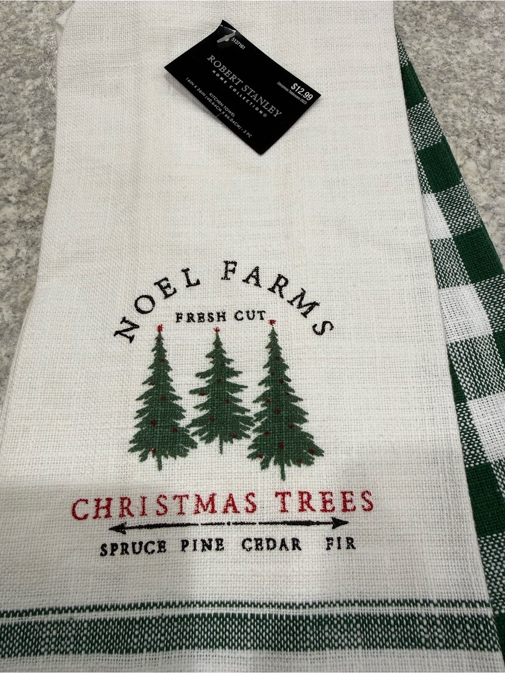 Robert Stanley Christmas Dish Towels 4-Piece Bundle NWT - Picture 4 of 4